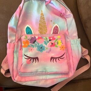 Kids Unicorn Backpack - Pink Pastel